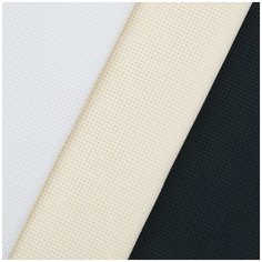 Комплект канвы для вышивания 14 каунта, 3 цвета, Bestex + органайзер для мулине в подарок