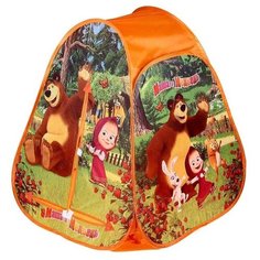 Детская палатка «Маша и Медведь» в сумке Играем вместе