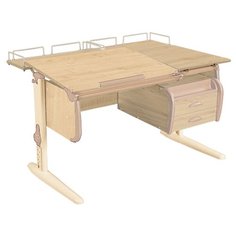 Стол детский ДЭМИ White-Double СУТ-25-04 120x82 см клен/бежевый/бежевый