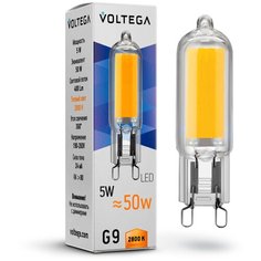 Лампочка Voltega LED G9 5W 7090