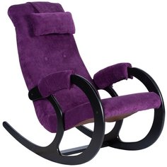 Кресло-качалка AVK Блюз Purple Velour, Венге