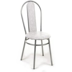 Стулья для кухни Экспресс офис Венский , каркас: хром, обивка: искусственная кожа, цвет: искусственная кожа белая