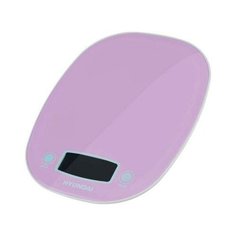 Hyundai Весы кухонные Hyundai HYS-KA521 фиолетовый