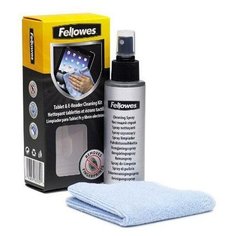 Чистящий набор Fellowes для планшетных компьютеров, электронных книг (спрей 120 мл) + салфетка из микрофибры