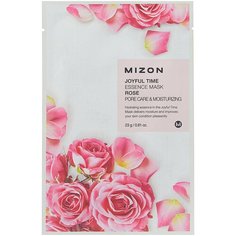 Mizon Joyful Time Essence Mask Rose тканевая маска с экстрактом лепестков розы, 23 г
