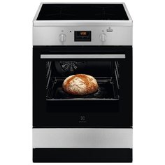 Плита электрическая Electrolux RKI660201X нержавеющая сталь/черный, без крышки