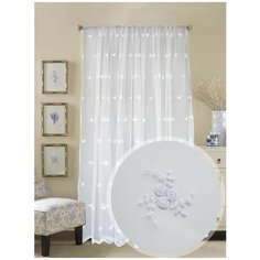 Тюль Amore Mio RR 241778-w, цвет: белый, 300x270 см