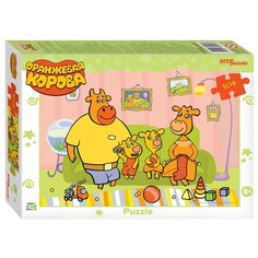 Пазл "Оранжевая корова", 104 элемента Step Puzzle