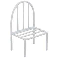 KB4248 Металлический мини стул, белый 4,5*3,5*2,5*7,5см Астра Astra & Craft