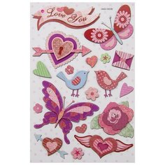 HMSV-5003B Наклейки 3D На крыльях любви АЙРИС пресс