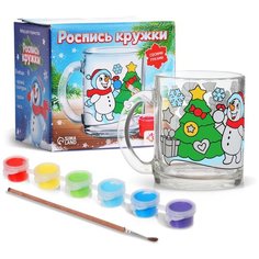 Набор для творчества Роспись кружки «Новогодняя» Школа талантов