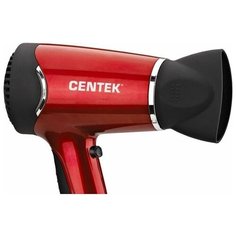 Фен Centek CT-2215, черный, красный