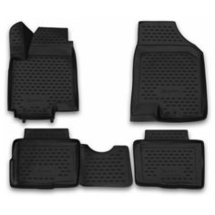 Коврик 3D в салон подходит для KIA Soul (I) 2008-2014, передний левый, 1 шт. (полиуретан), ELEMENT3D01138210.FL