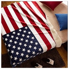 Плед "Флаг", 1,5-спальный, 130x160 см, арт. 3026-01 Tango