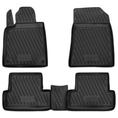 Комплект ковриков салона ELEMENT CARPGT00015 для Peugeot 407 4 шт. черный