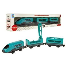Электропоезд 1Toy InterCity Express, "Межгород", 3 вагона, в коробке (Т20827)