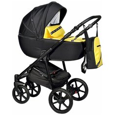 Коляска детская Indigo CROSS 2в1 Cr 01 желтый