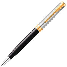 PARKER шариковая ручка Sonnet Premium F537, M, 2119787, черный цвет чернил