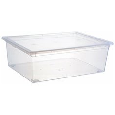 Ящик 25 л 530*370*180 мм прозрачный Idea (М Пластика)