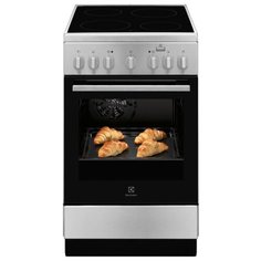 Плита электрическая Electrolux RKR560100X нержавеющая сталь/черный, без крышки