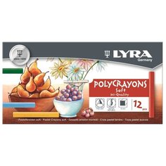 Lyra Пастельные мелки Polycrayons soft 12 цветов (L5651120)