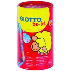 GIOTTO Цветные карандаши Super Largepencils 10 цветов (479400)
