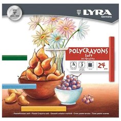 Lyra Пастельные мелки Polycrayons Soft 24 цвета (L5651240)