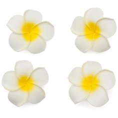 AR564 Цветок декоративный Плюмерия 4см, 4шт/упак АЙРИС пресс