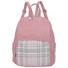 Рюкзак OrsOro DS-0142 розовая клетка