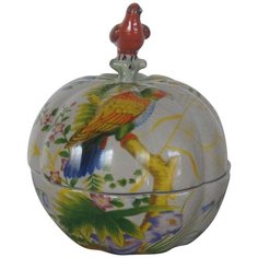 Шкатулка с птичкой 16x16x18см, Glasar ГЛАСАР