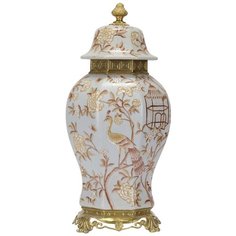 Ваза с крышкой 25x25x54см, Glasar ГЛАСАР