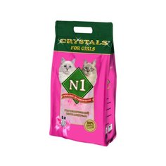 N1 Силикагелевый наполнитель (Crystals), 12,5л: Розовый 92214, 5,000 кг (2 шт)