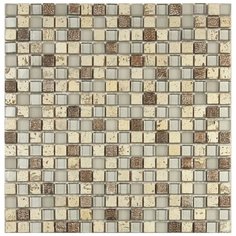 Мозаика (стекло,керамика) NS mosaic S-821 30,5x30,5 см 5 шт