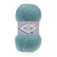 Пряжа Alize Sekerim Bebe (Шекерим Беби) 124 лазурный 100% акрил 100г 320м 5шт