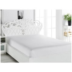 Простынь на резинке LOFT (белый) Размер: 160*240 см Karna