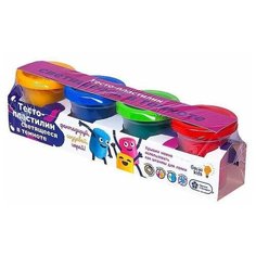 Тесто-пластилин, Genio kids (лепка из теста для детей, светящееся в темноте, TA1021V)