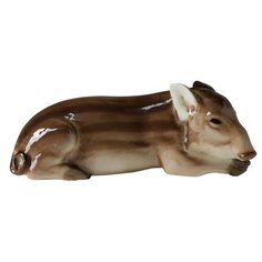 Скульптура. Императорский фарфоровый завод. Кабанчик. 4,8 см.