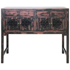 Комод с 4 ящиками и дверцами 120x40x102см, Glasar ГЛАСАР