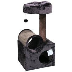 Когтеточка-комплекс 40х35х80 см, шоколадный Pet Choice