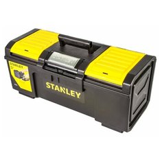 Ящик для инструмента Stanley 280х257х593 мм, пластик, цвет чёрный/жёлтый