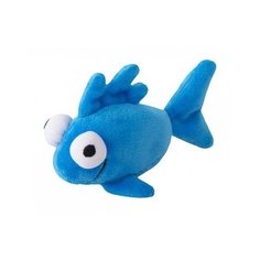 Rogz ВИА Игрушка для кошек плюшевая рыбка с кошачьей мятой, синий (CATNIP PLUSH FISH) CTC01-B, 0,018 кг (2 шт)