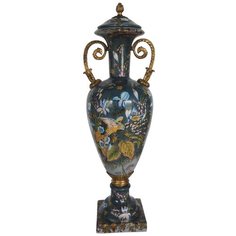 Ваза с крышкой 20x19x64см, Glasar ГЛАСАР