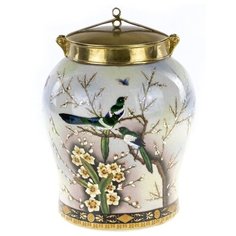 Ваза с крышкой 19x19x26см, Glasar ГЛАСАР