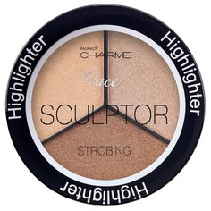 Charme Палетка хайлайтеров 3 в 1 13 Сияние загара