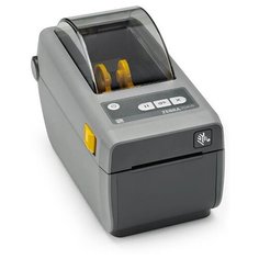 Термальный принтер этикеток ZEBRA ZD41022-D0E000EZ USB серый Зебра