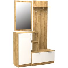 EVITA/Прихожая Лего дуб бунратти/ белый/Прихожая/Мебель для прихожей/