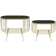 Столики интерьерные, набор 2 предмета 61x35x45см, Glasar ГЛАСАР