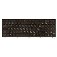 Клавиатура для ноутбука Lenovo IdeaPad, черная с рамкой, вер. Enter