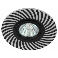 ЭРА DK LD32 BK Светильник ЭРА декор cо светодиодной подсветкой MR16, 220V, max 11W, черный (50/800) ERA