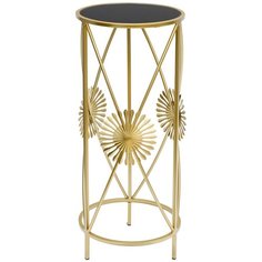 Подставка интерьерная Glasar 54-160, d: 28 см, золотистый ГЛАСАР